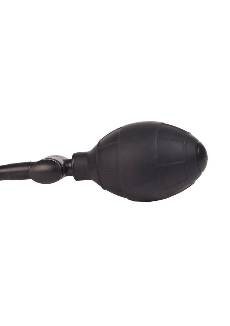 Dr. Joel Kaplan Silicone Inflatable Butt Plug - Black