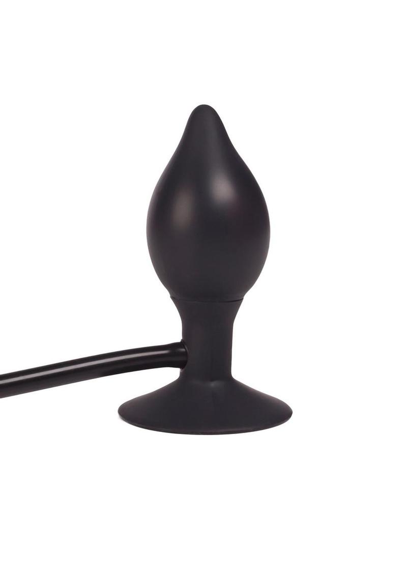 Dr. Joel Kaplan Silicone Inflatable Butt Plug - Black