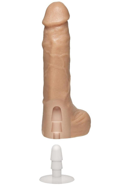 Bust It Squirting Dildo 8.5in - Vanilla