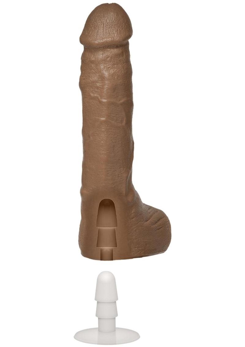 Bust It Squirting Dildo 8.5in - Chocolate