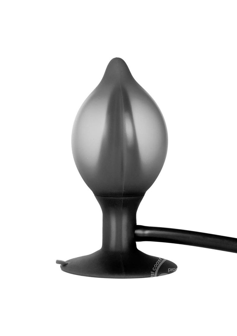 Booty Call Silicone Booty Pumper Butt Plug - Small - Black