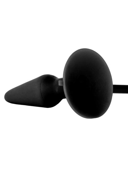 Booty Call Silicone Booty Pumper Butt Plug - Small - Black