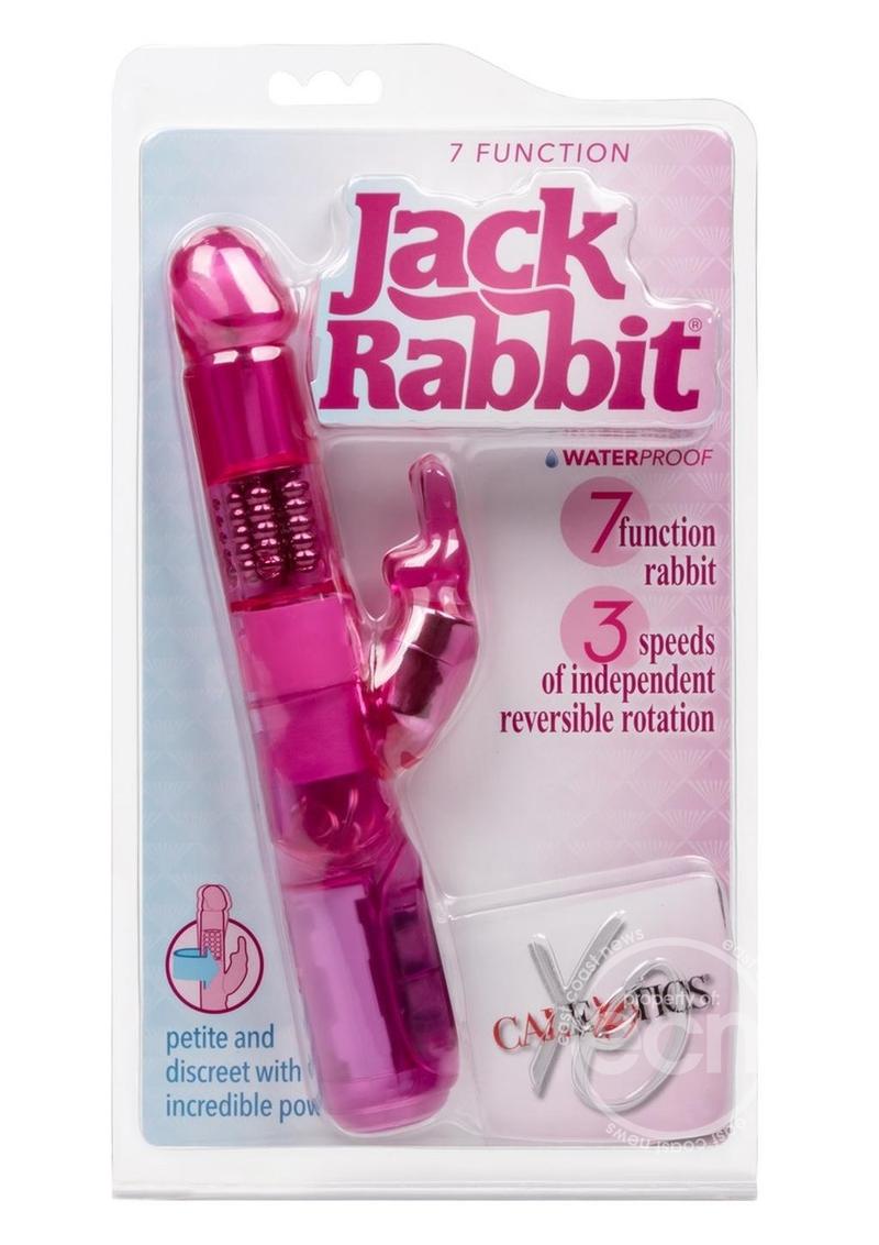 Jack Rabbit 7 Function Beaded Rabbit Vibrator - Pink