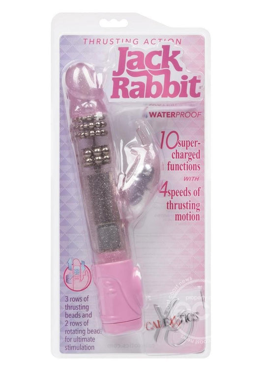 Jack Rabbit Thrusting Action Rabbit Vibrator- Pink