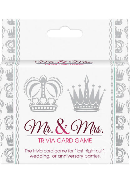 Mr. and Mrs. Trivia Card Game