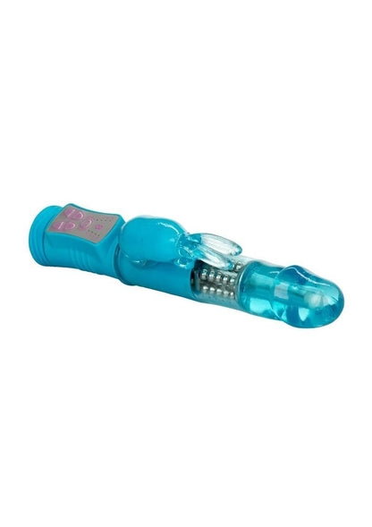 Shane's World Jack Rabbit Beaded Vibrator - Blue