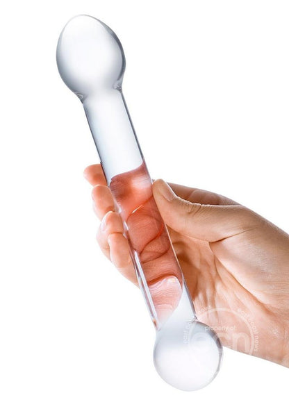 Glas Curved Glass G-Spot Stimulator 7in - Clear