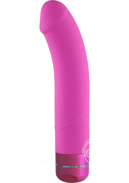 Luxe Beau Vibrating Silicone Dildo 8.5in - Pink