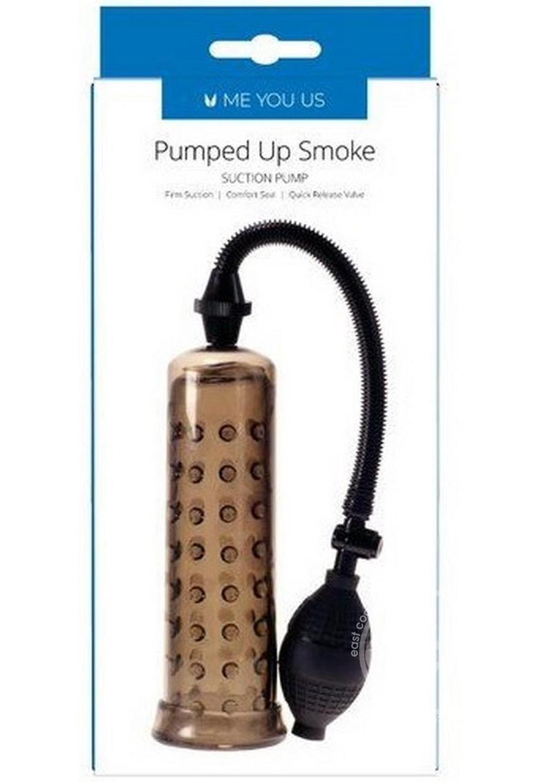 ME YOU US Pumped Up Smoke Penis Pump - Smoke/Black