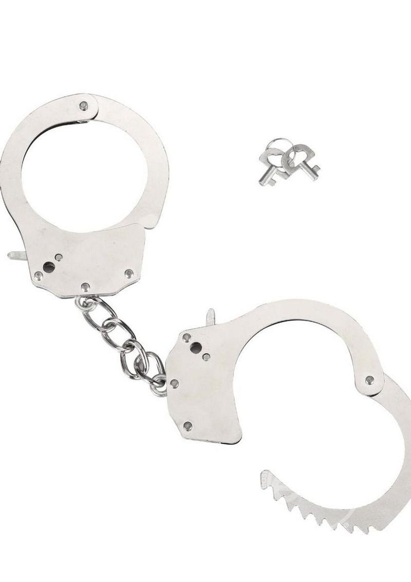 ME YOU US Heavy Metal Handcuffs - Silver