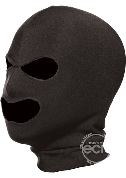 Master Series Spandex Hood with Eye and Mouth Holes - Black