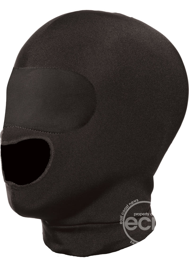 Master Series Blow Hole Open Mouth Spandex Hood - Black