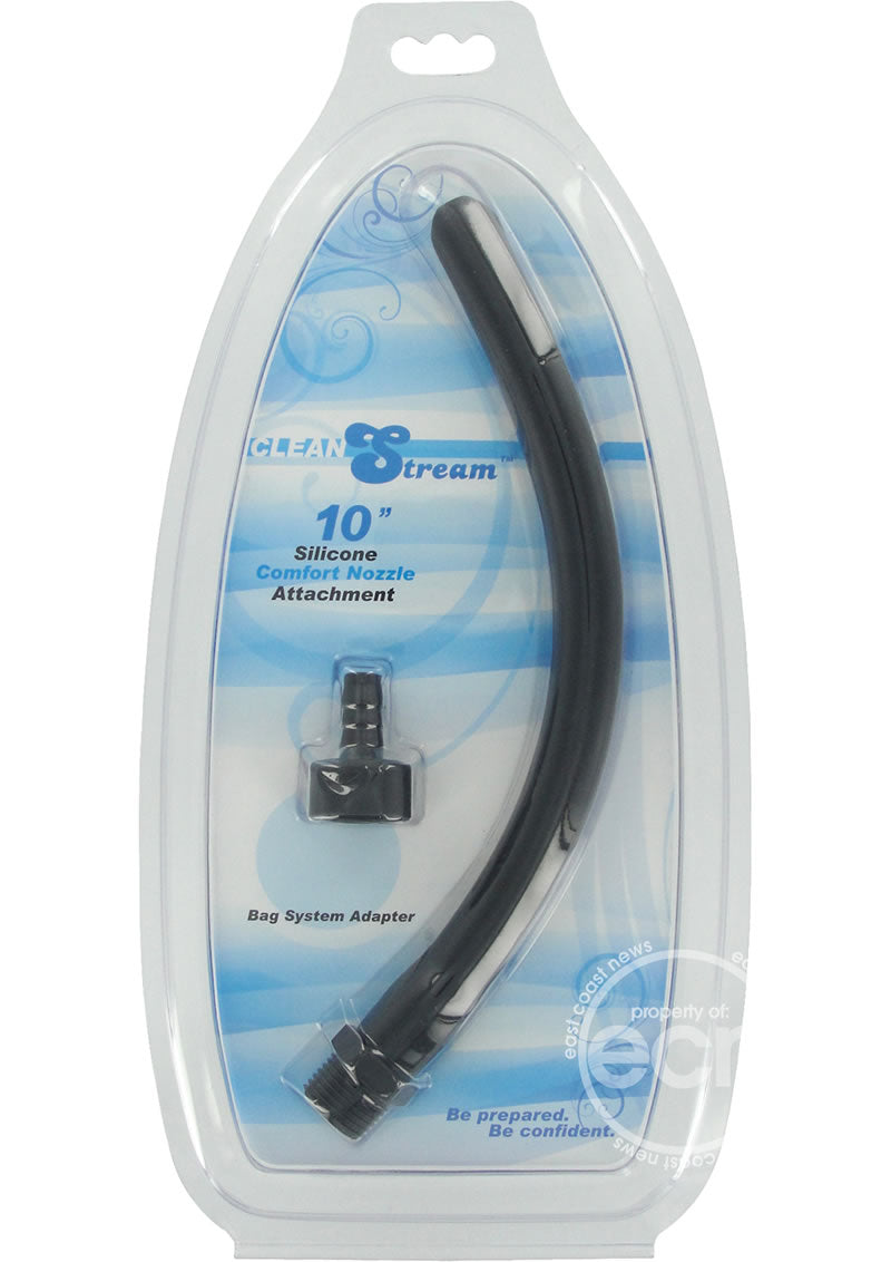 CleanStream Silicone Comfort Nozzle Attachment 10in - Black