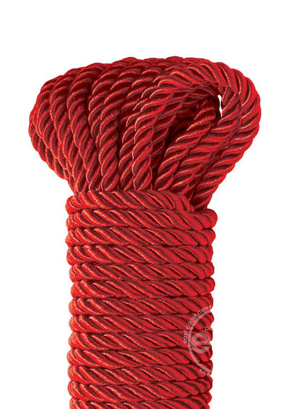 Fetish Fantasy Series Deluxe Silky Rope 32ft - Red