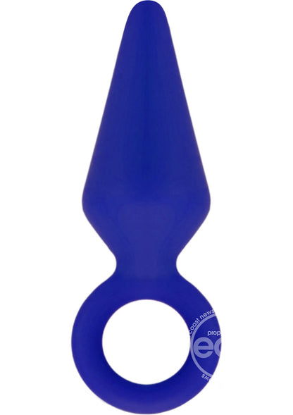 Luxe Candy Rimmer Silicone Butt Plug - Small - Indigo