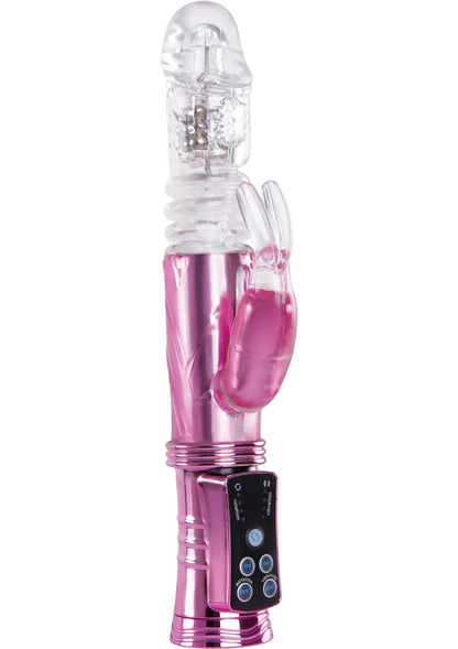 Wyld Vibes Deep Stroker Bunny Rabbit Vibrator - Pink