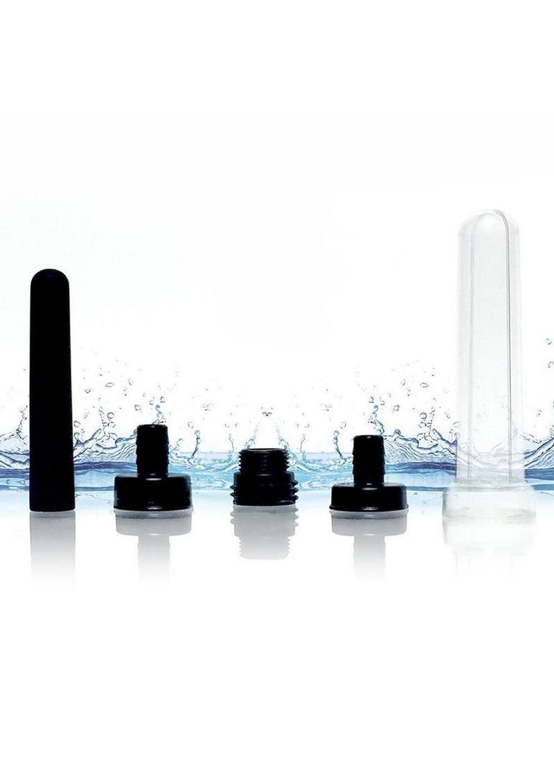 Boneyard The Skwert Silicone Douche Adaptor Kit Set of 5 Pieces - Black