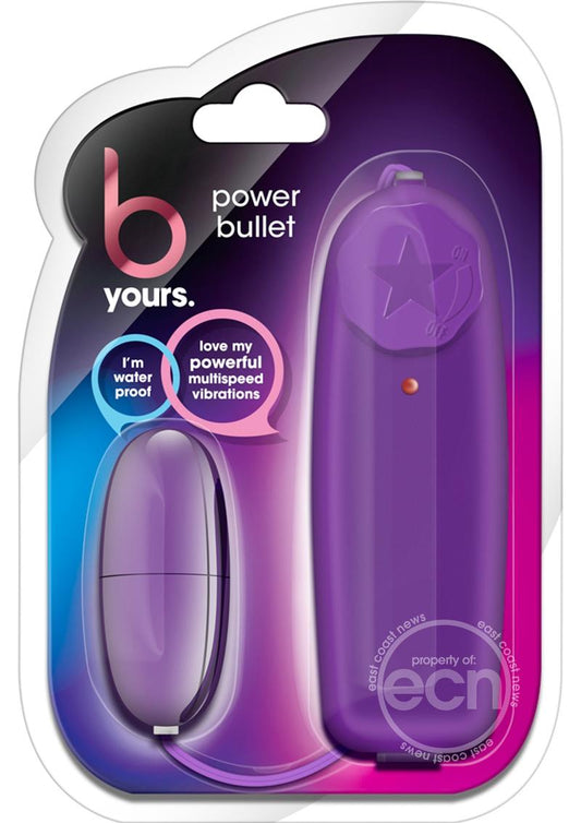 B Yours Power Bullet with Remote Control - Purple