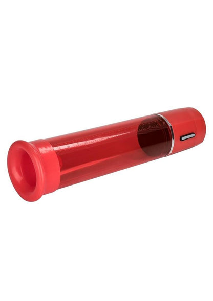 Advanced Fireman's Pump Fully Automated One-Hand Control Penis Pump Red