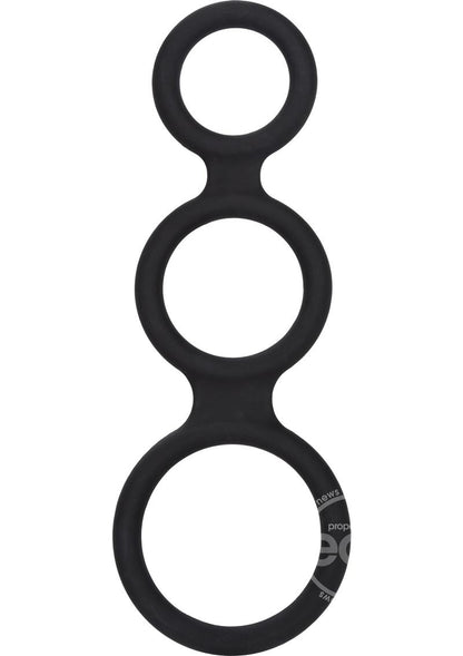 Maximizer Enhancer Silicone Cock Ring - Black