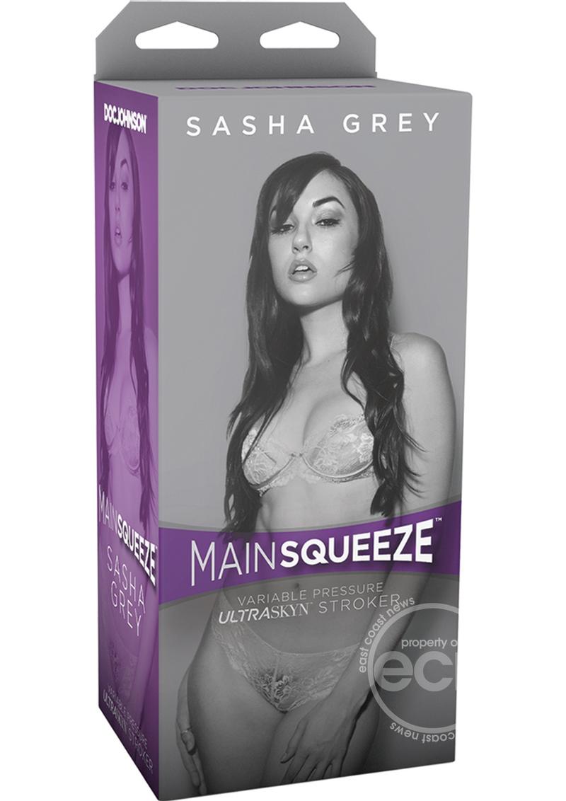 Main Squeeze Sasha Grey Ultraskyn Masturbator - Pussy - Vanilla