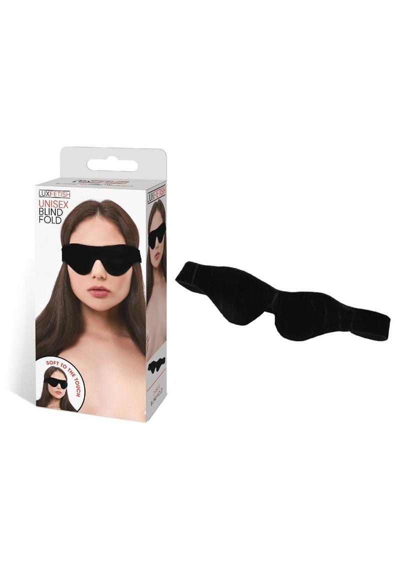 Lux Fetish Unisex Blindfold - Black