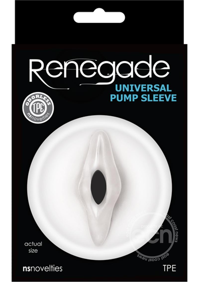 Renegade Universal Pump Sleeve - Vagina - Clear