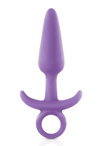 Firefly Prince Silicone Butt Plug Glow In The Dark - Purple