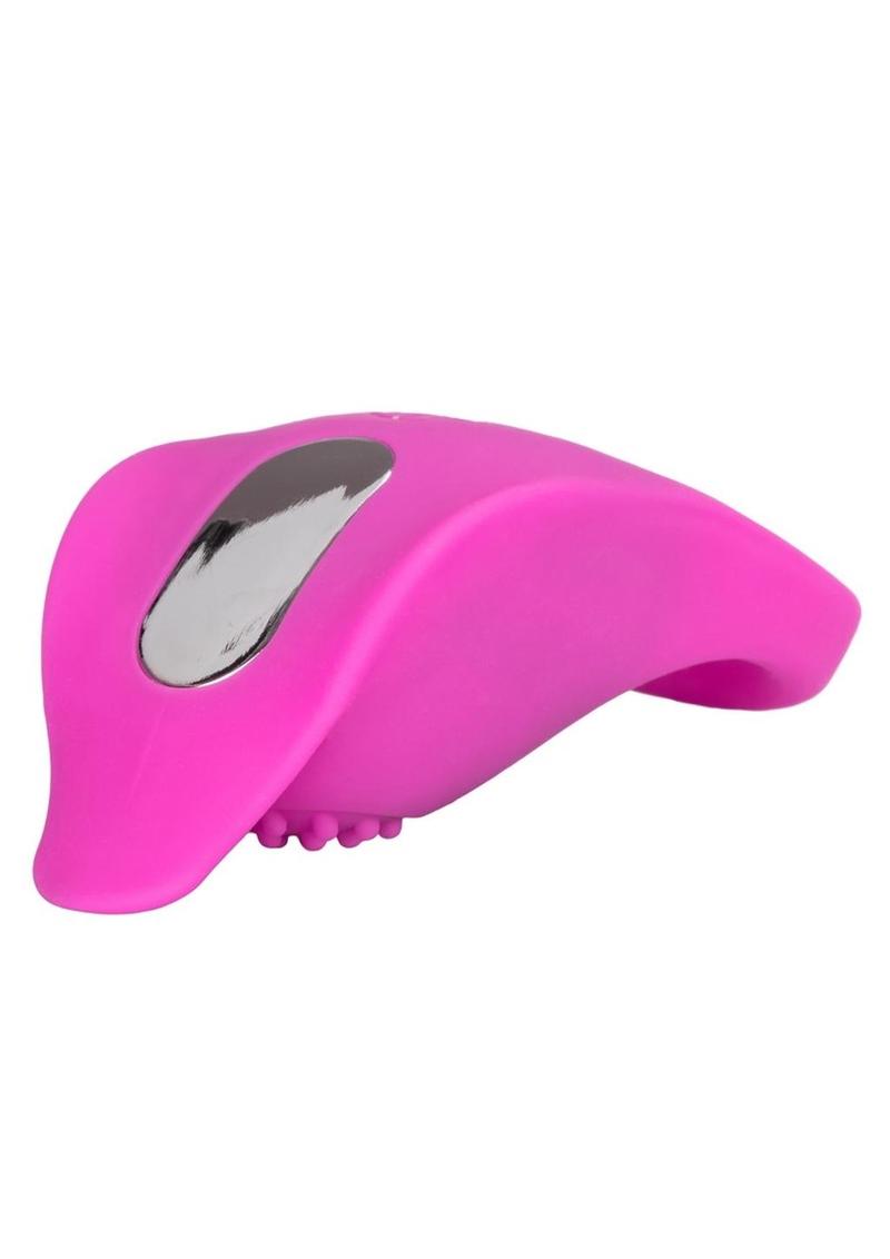 Silicone Rechargeable Teasing Enhancer Cockring Waterproof Pink