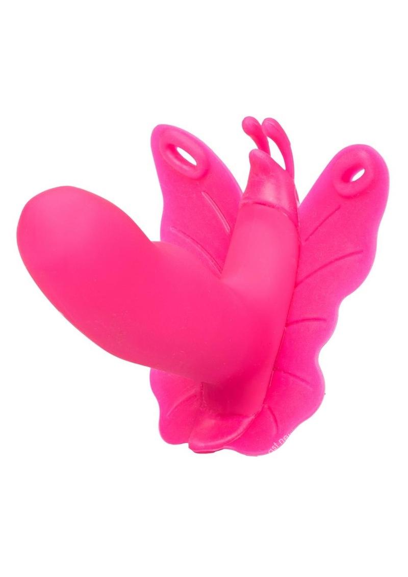 Venus Butterfly Silicone Remote Venus Penis USB Rechargeable Waterproof Pink