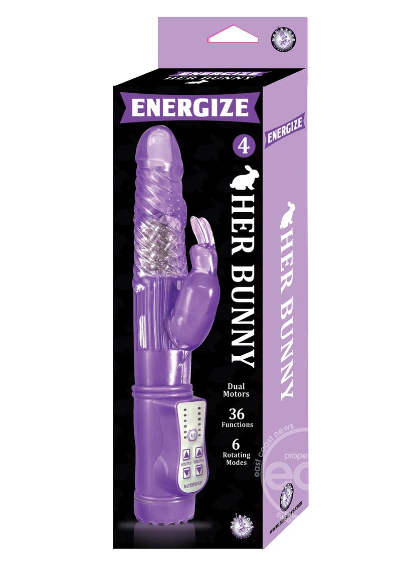 Energize Her Bunny 4 Dual Motor Rabbit Vibrator - Purple