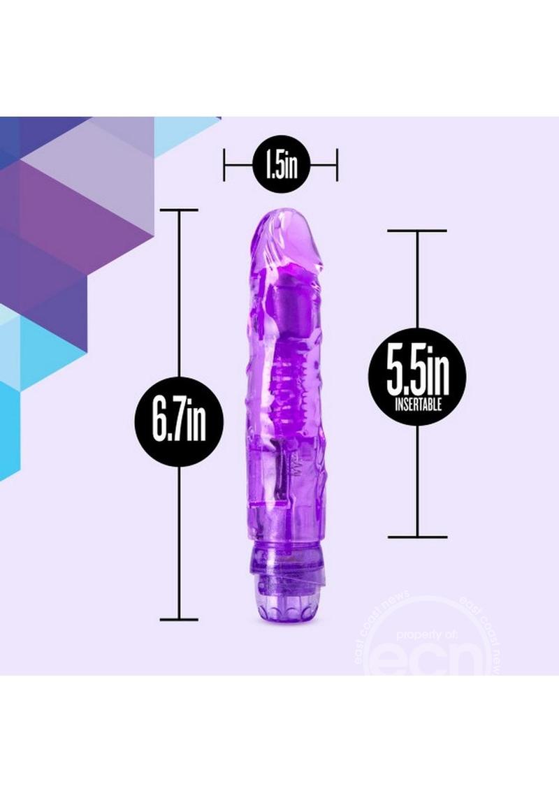 Naturally Yours The Little One Vibrating Dildo 6.7in - Purple