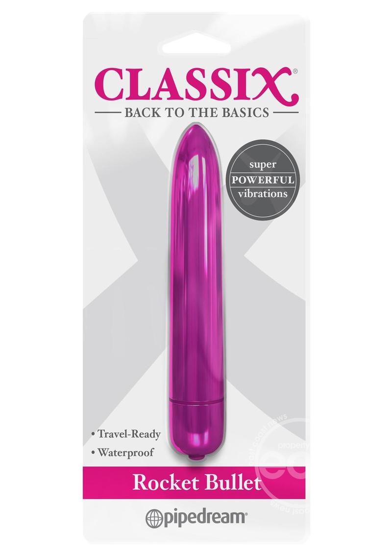 Classix Vibrating Rocket Bullet - Pink