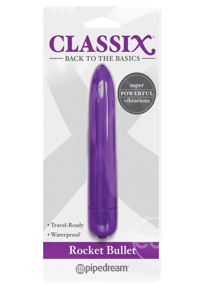 Classix Vibrating Rocket Bullet - Purple