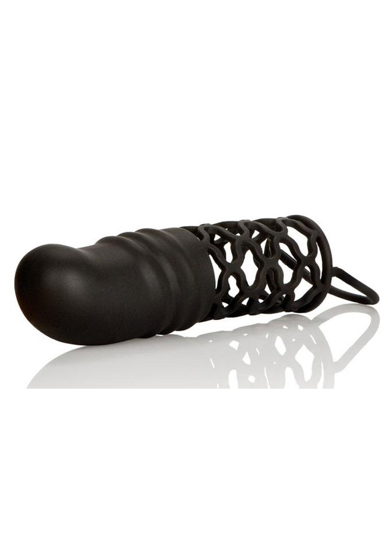 Silicone Penis Extender 2in- Black