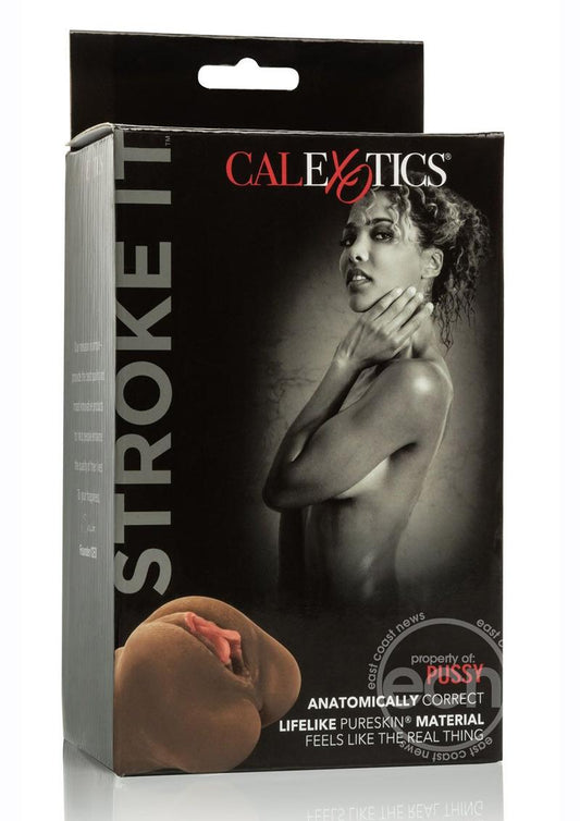 Stroke It Pussy Realistic Stroker - Chocolate