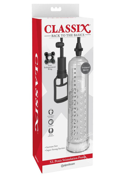 Classix Penis Stimulation Pump XL - Clear