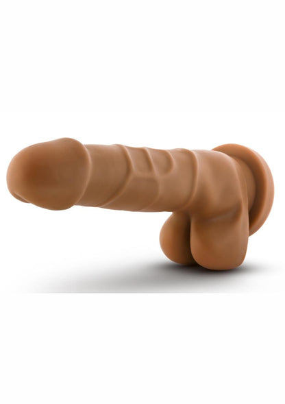 Dr. Skin Basic 7 Dildo with Balls 7.75in - Caramel