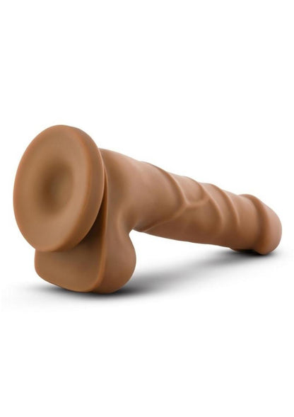 Dr. Skin Basic 7 Dildo with Balls 7.75in - Caramel