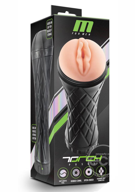 M for Men The Torch Pussy Masturbator - Pussy - Vanilla