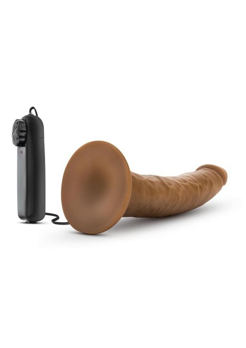 Dr. Skin Dr. Dave Vibrating Dildo with Suction Cup 7in - Caramel