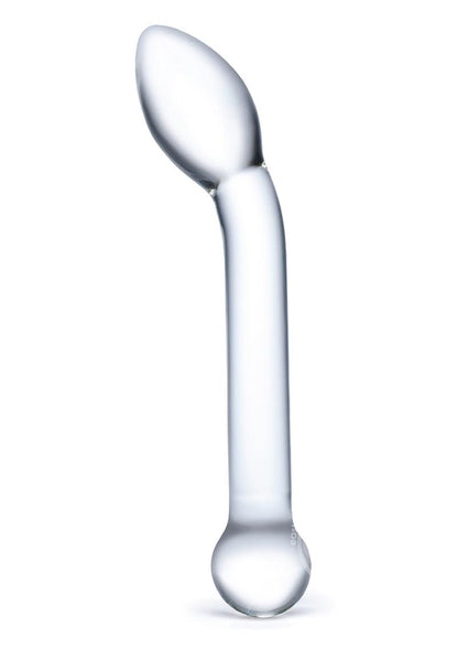 Glas Slimline G-Spot Glass Dildo 8in - Clear