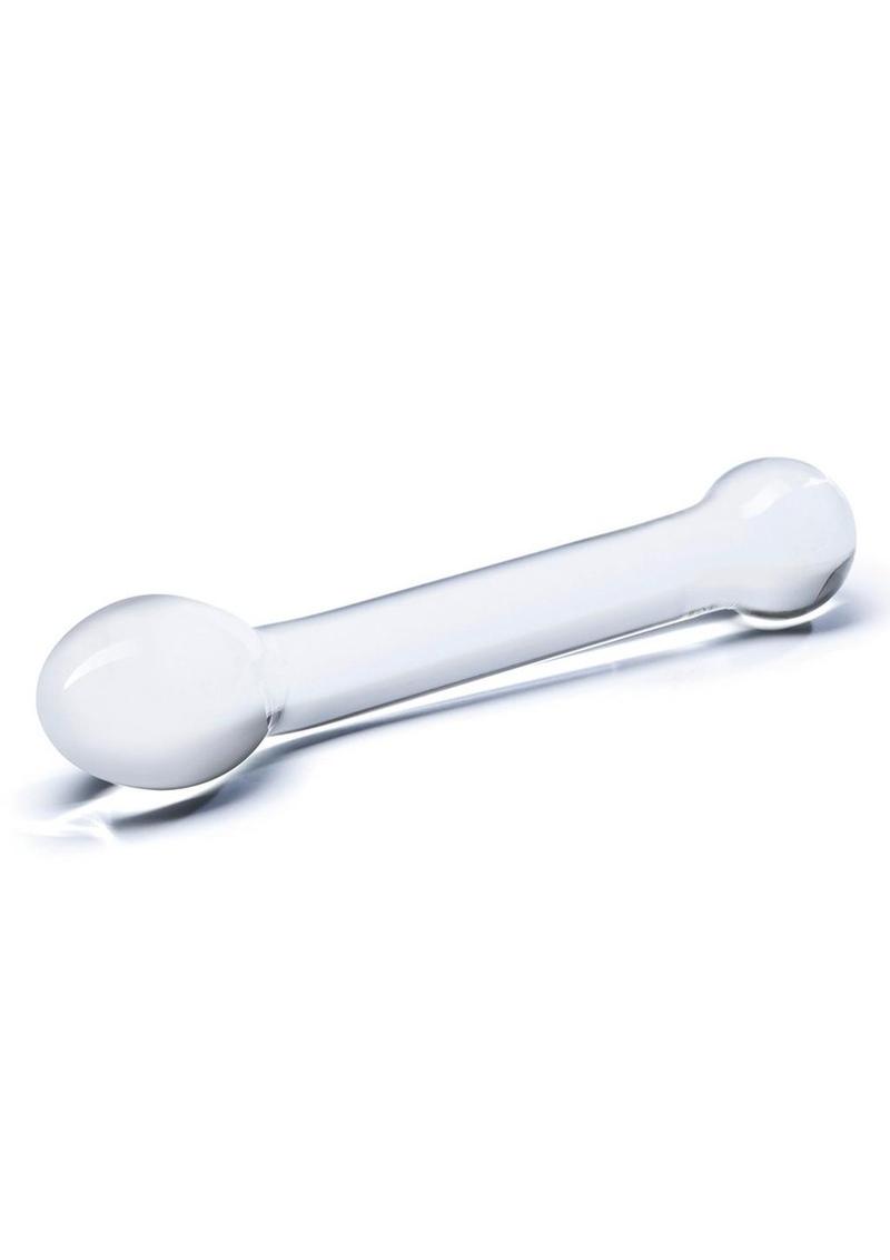 Glas Slimline G-Spot Glass Dildo 8in - Clear