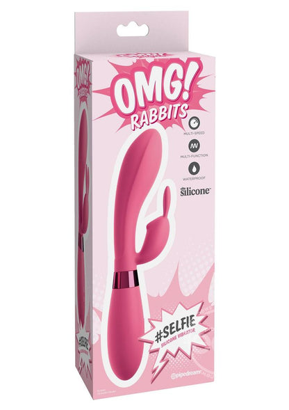 OMG! Rabbits #Selfie Silicone Vibrator - Pink