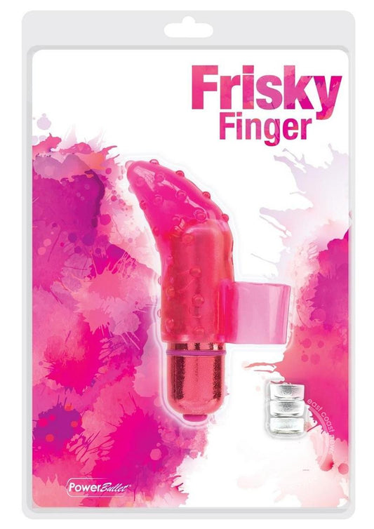 PowerBullet Frisky Finger Massager - Pink