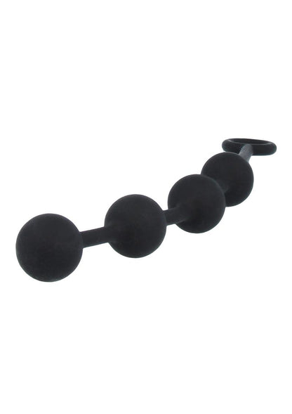 Nexus Excite Silicone Anal Beads - Medium - Black