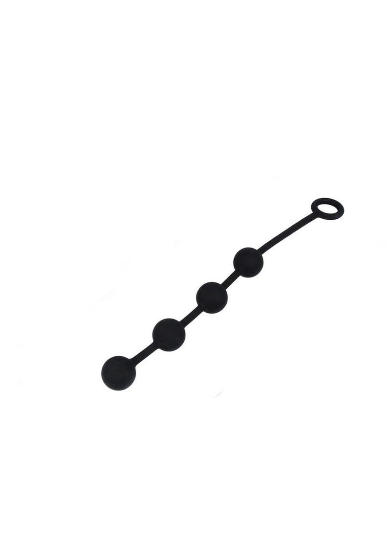 Nexus Excite Silicone Anal Beads - Medium - Black