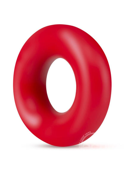 Stay Hard Donut Cock Rings (2 Pack) - Red