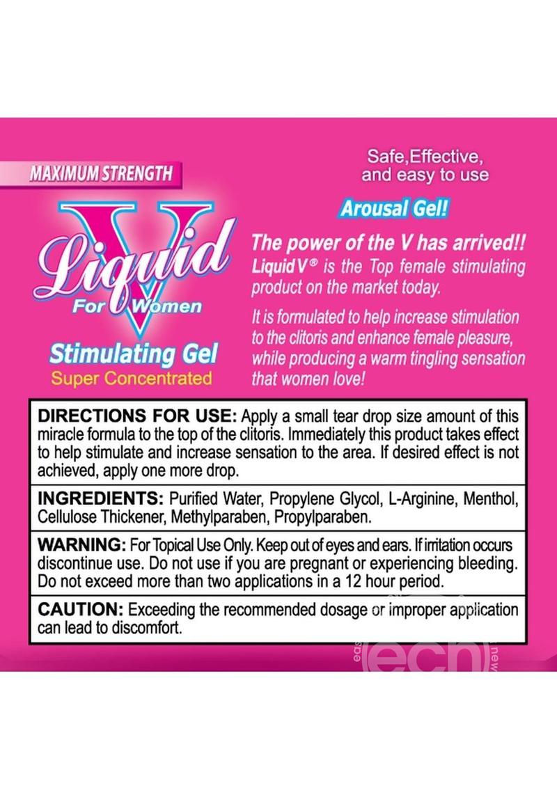 Liquid V Stimulating Gel For Women .1 oz