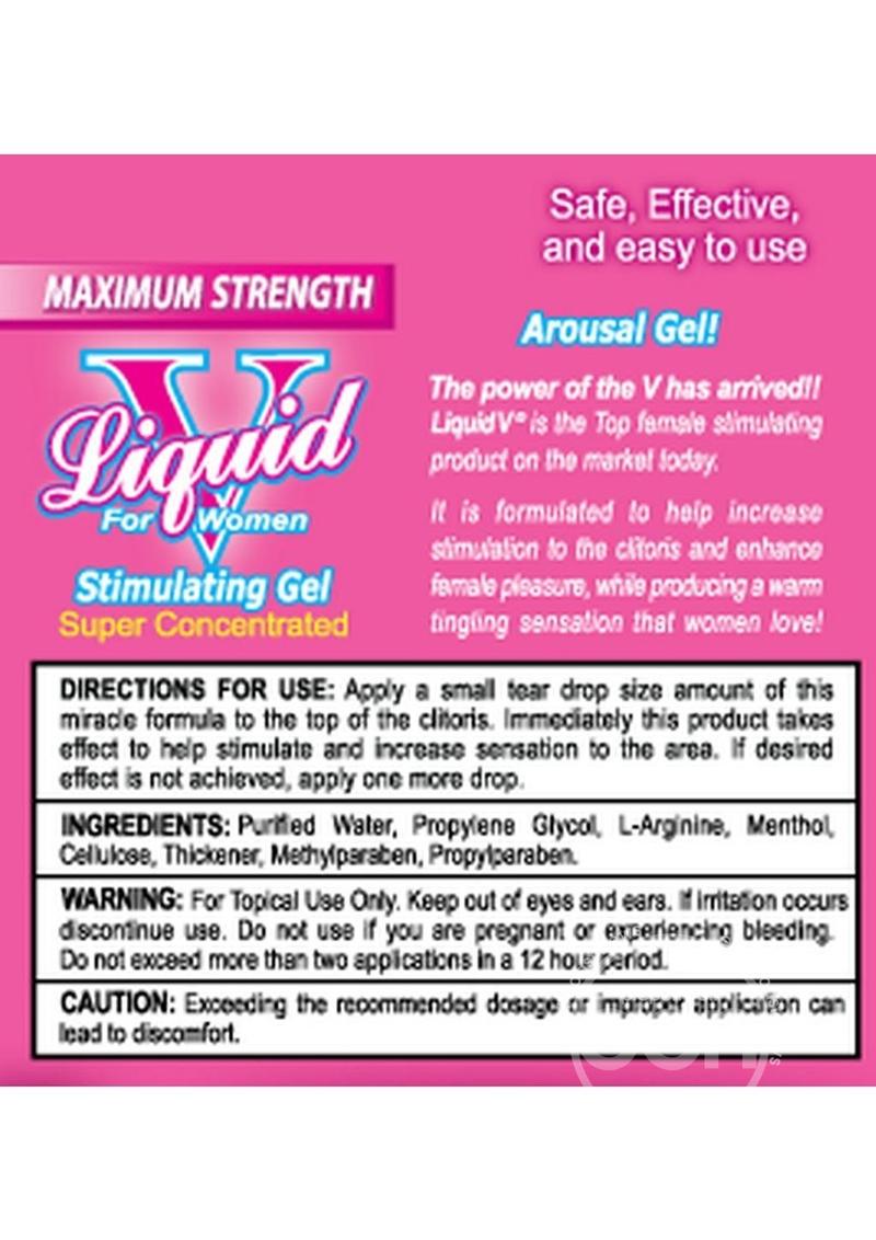 Liquid V Famle Stimulating Gel (3 Pack)